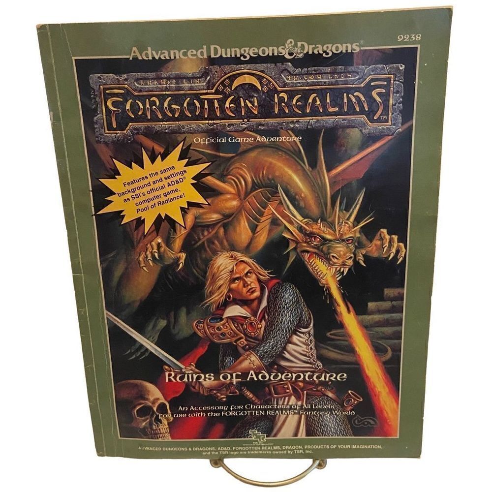 AD&D Advanced Dungeons & Dragons Forgotten Realms Ruins Of Adventure 1988 TSR